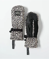 Howl Fairbanks Leopard 10K Snowboard Mittens