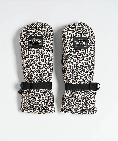 Howl Fairbanks Leopard 10K Snowboard Mittens