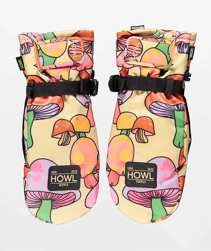 Howl Fairbanks Mushroom 10K Snowboard Mittens