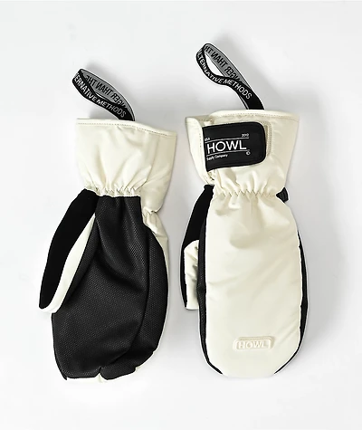 Howl Flyweight White 10K Snowboard Mittens