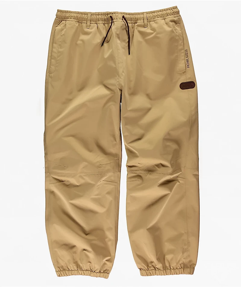 Howl Nowhere Tan 15K Snowboard Pants