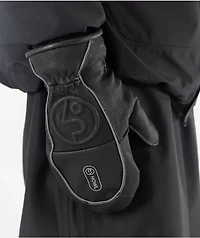 Howl x Public Highland Black Snowboard Mittens & Gloves
