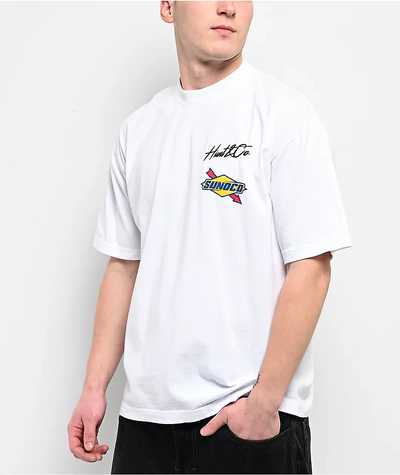 Hunt & Co. x Sunoco Japanese Gem White T-Shirt