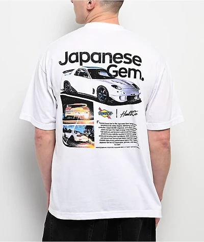 Hunt & Co. x Sunoco Japanese Gem White T-Shirt
