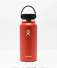 Hydro Flask Red Flexcap Water Bottle