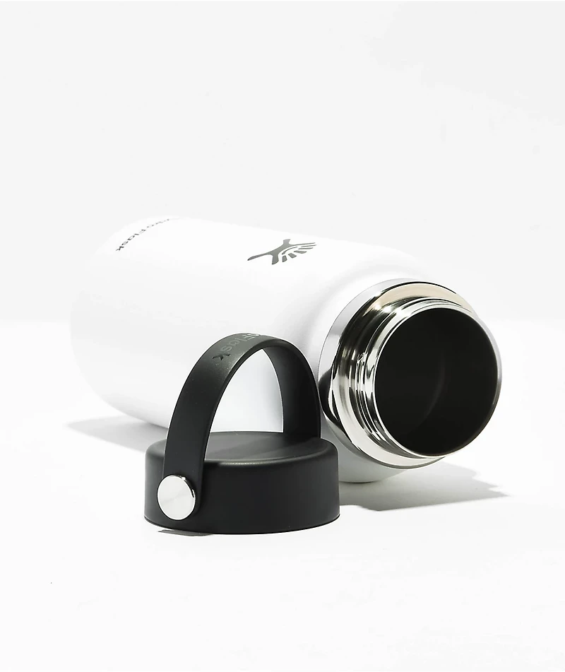 Hydro Flask White Flexcap Water Bottle