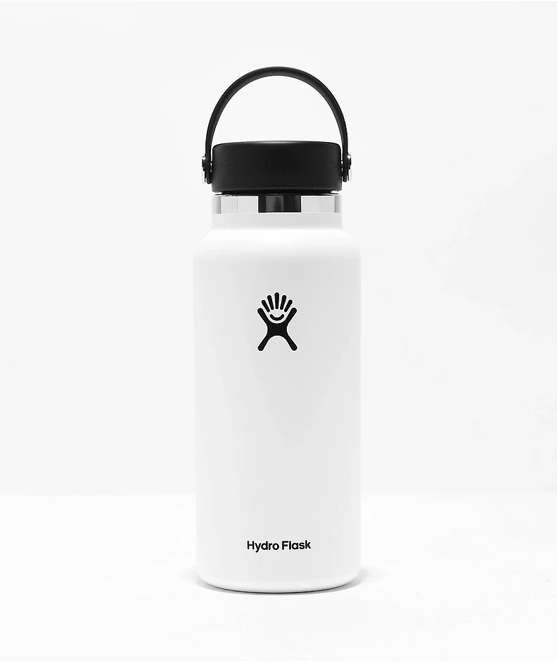 Hydro Flask White Flexcap Water Bottle