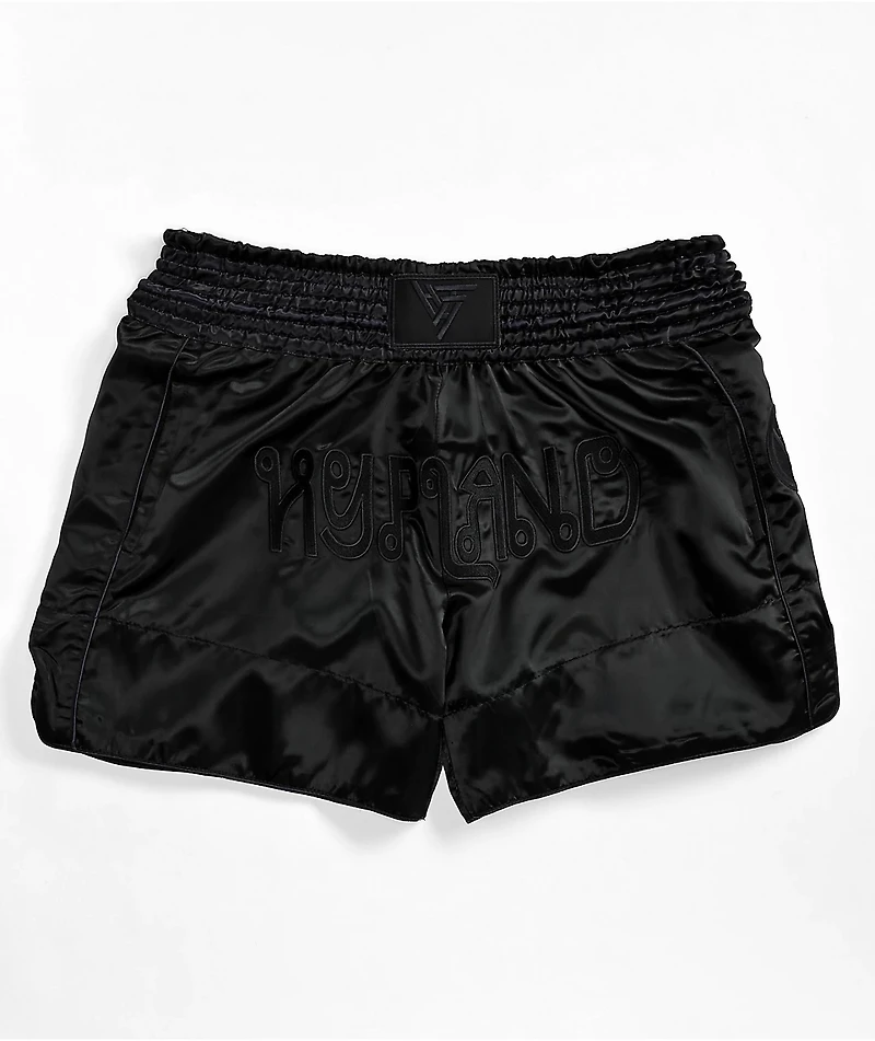 Hypland Black Muay Thai Shorts