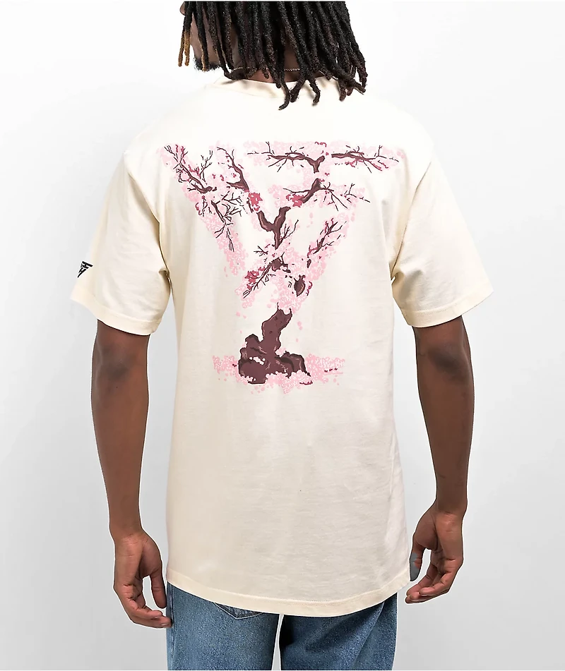 Hypland Cherry Blossom Sand T-Shirt