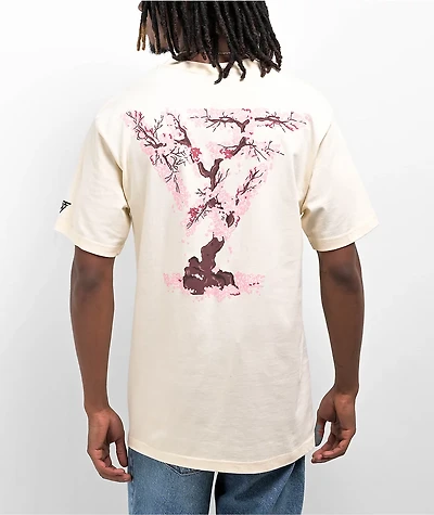 Hypland Cherry Blossom Sand T-Shirt