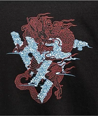 Hypland Japanese Dragon Logo Black T-Shirt