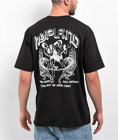 Hypland Muay Thai Tiger Black T-Shirt