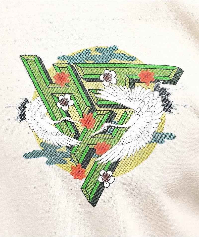 Hypland Swan Logo Cream T-Shirt