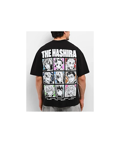 Hypland x Demon Slayer Hashira Black T-Shirt