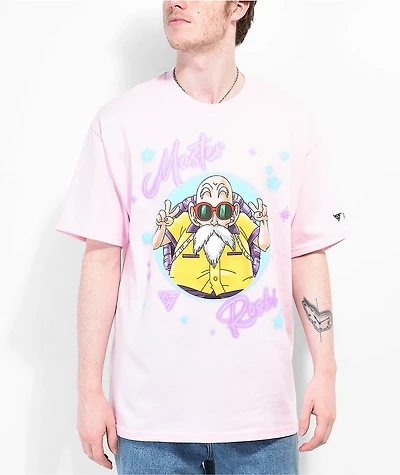 Hypland x Dragon Ball Z Master Roshi Pink T-Shirt