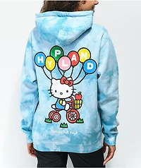 Hypland x Hello Kitty Balloons Blue Tie Dye Hoodie