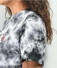 Hypland x Hello Kitty Worldwide Black & White Tie Dye T-Shirt