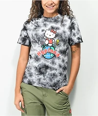Hypland x Hello Kitty Worldwide Black & White Tie Dye T-Shirt