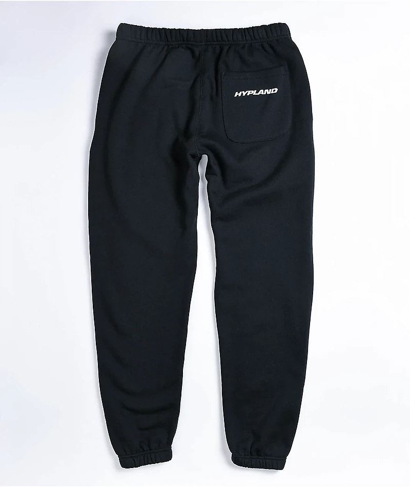 Hypland x Hunter Face Black Sweatpants