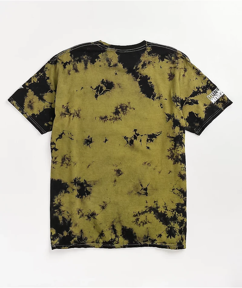 Hypland x Hunter Gon Eye Green & Black Tie Dye T-Shirt