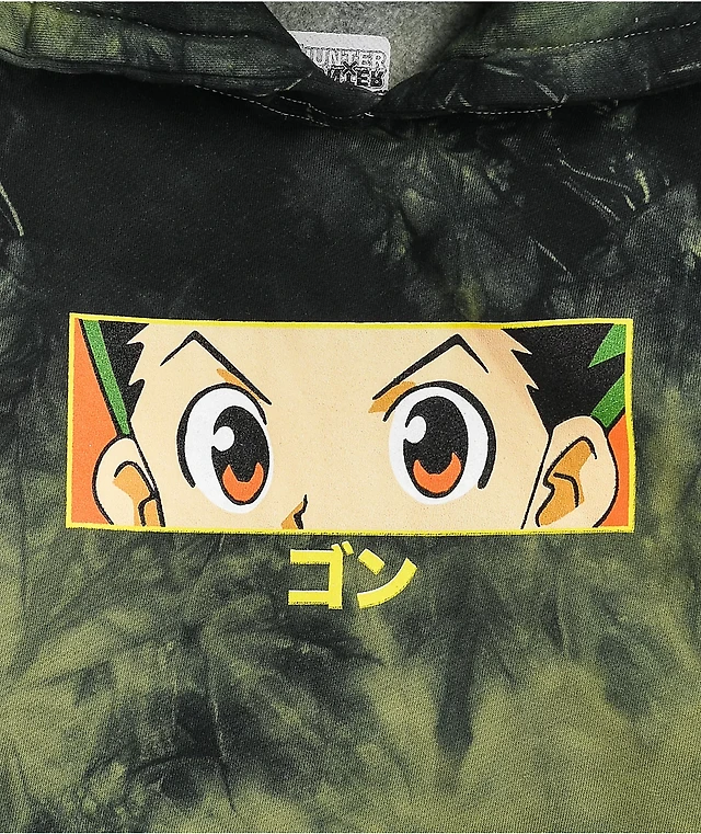 Tie Dye Hypland Hunter X Hunter Character Puffer Jacket T Shirt