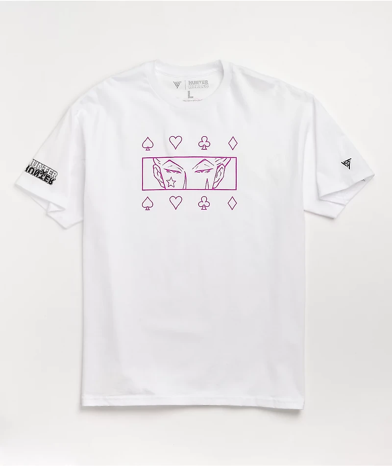 Hypland x Hunter Hisoka Eye White T-Shirt