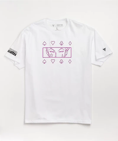 Hypland x Hunter Hisoka Eye White T-Shirt