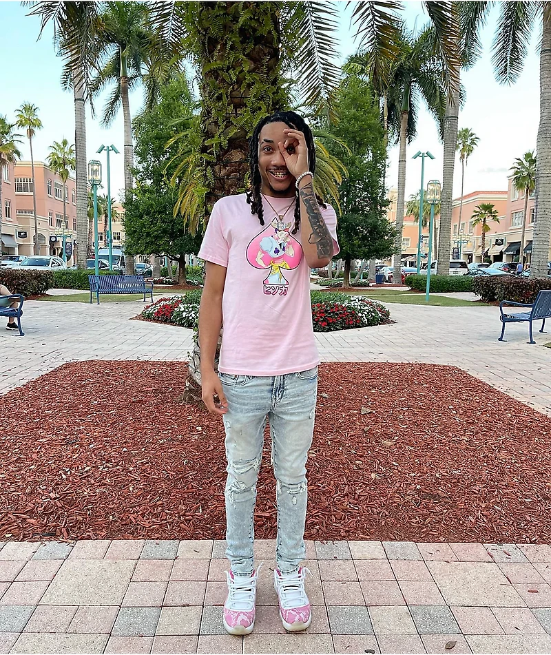 Hypland x Hunter Hisoka Pink T-Shirt
