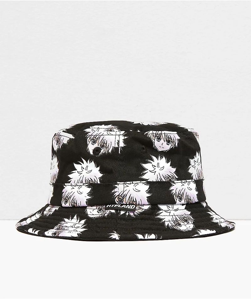 Hypland x Hunter Killua Black Bucket Hat