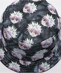 Hypland x Hunter Killua Black Tie Dye Bucket Hat