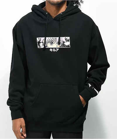 Hypland x Hunter Killua Eye Black Hoodie