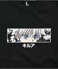 Hypland x Hunter Killua Eye Black Long Sleeve T-Shirt