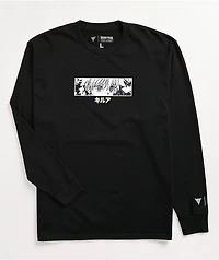 Hypland x Hunter Killua Eye Black Long Sleeve T-Shirt