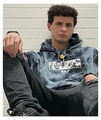 Hypland x Hunter Killua Eye Black Tie Dye Hoodie