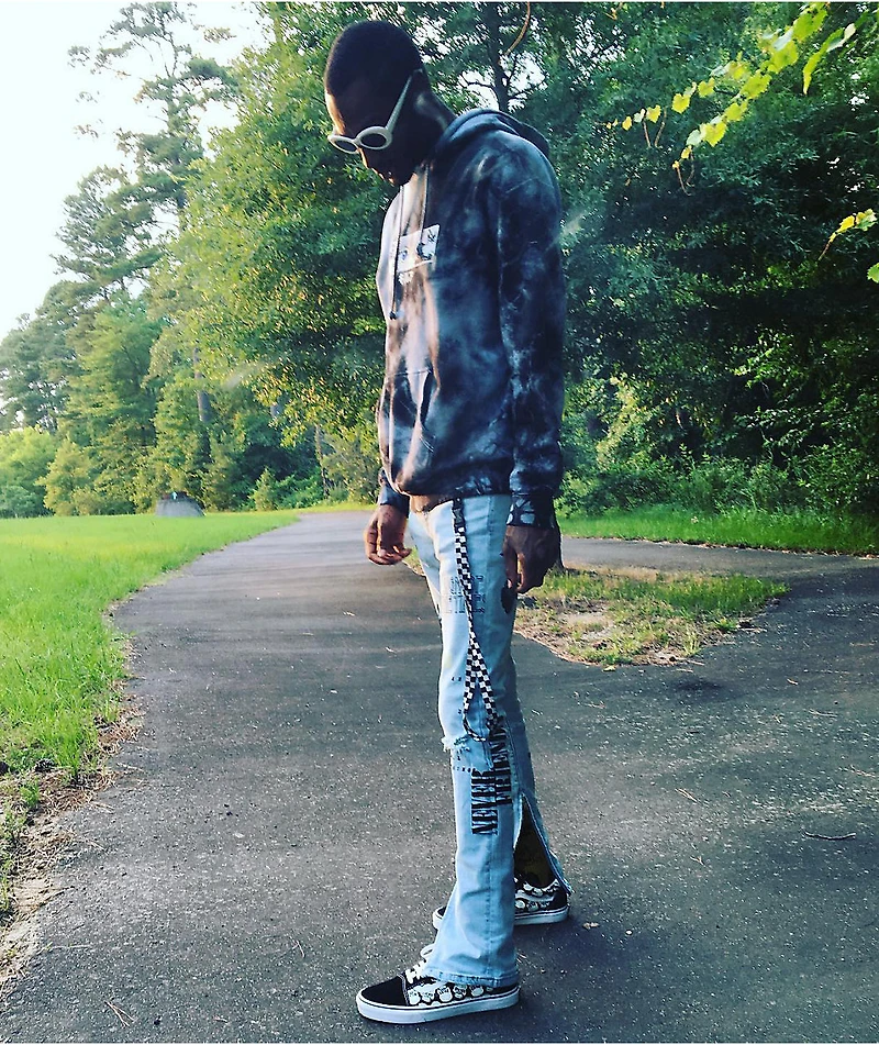 Hypland x Hunter Killua Eye Black Tie Dye Hoodie