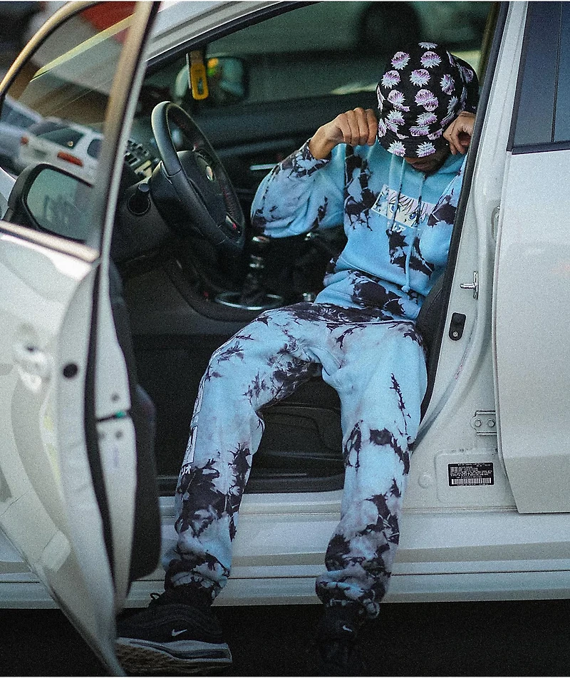 Hypland x Hunter Killua Eye Black Tie Dye Hoodie