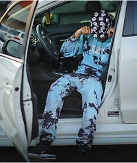 Hypland x Hunter Killua Eye Black Tie Dye Hoodie
