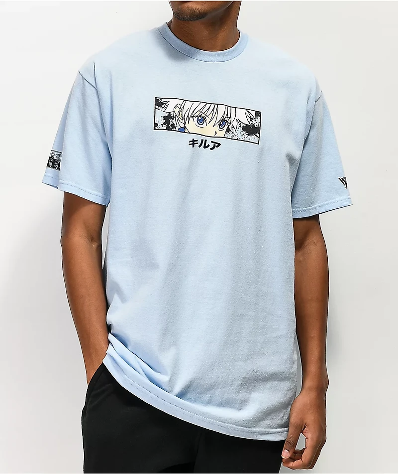 Hypland x Hunter Killua Eye Blue T-Shirt