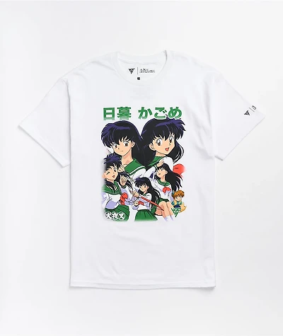 Hypland x InuYasha Kagome White T-Shirt