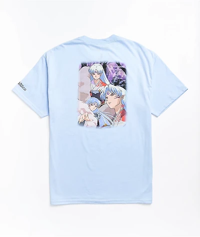 Hypland x InuYasha Sesshomaru Crescent Light Blue T-Shirt
