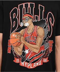 Hypland x NBA Bulls Cyborg Black T-Shirt