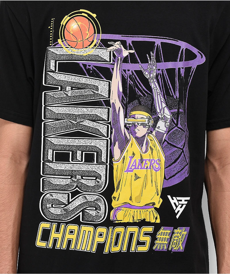 Hypland x NBA Lakers Box Black T-Shirt