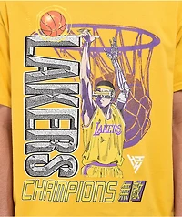 Hypland x NBA Lakers Robo gold T-Shirt