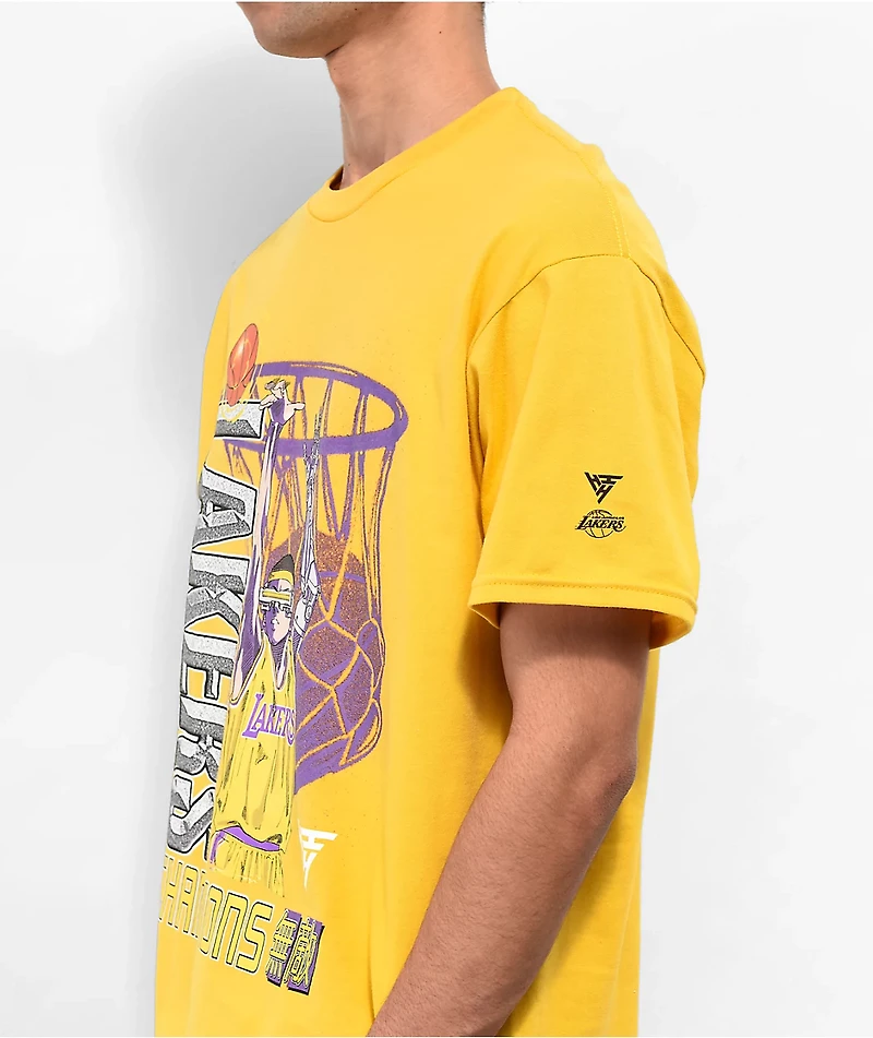Hypland x NBA Lakers Robo gold T-Shirt