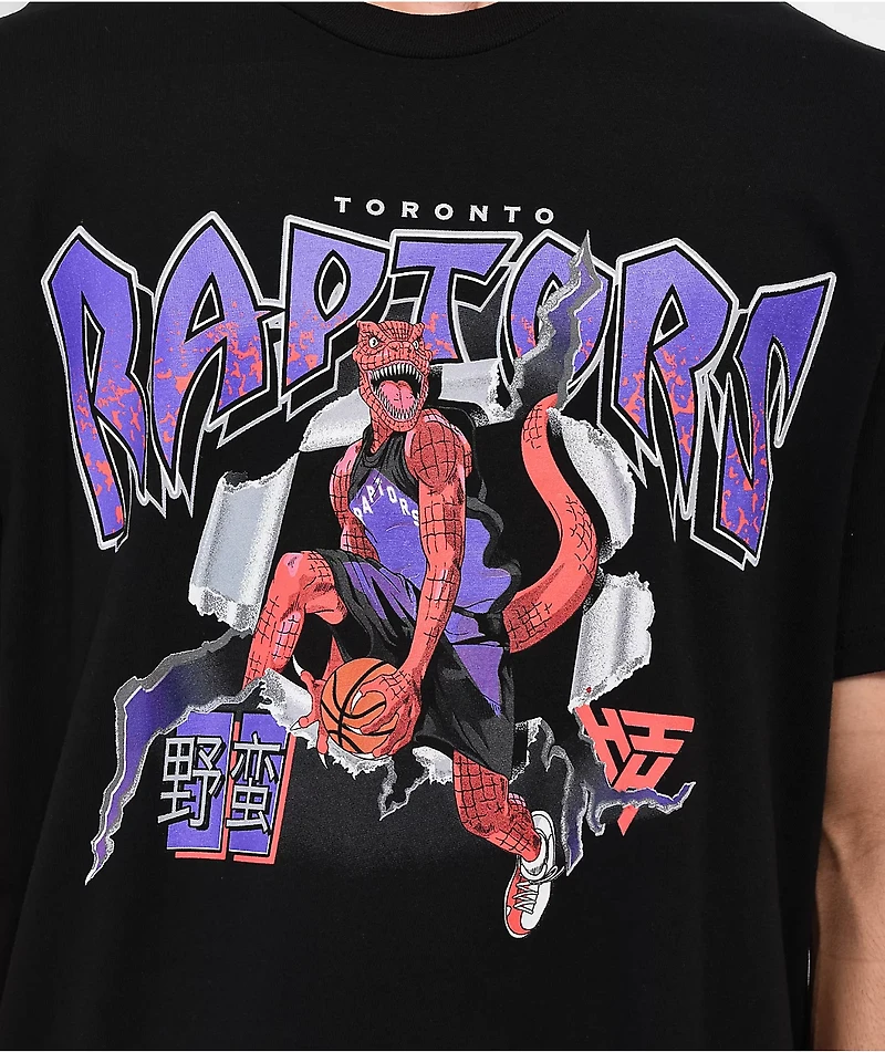 Hypland x NBA Raptors Dun Black T-Shirt