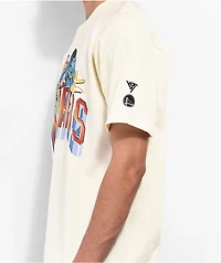 Hypland x NBA Warriors Golden State Cream T-Shirt