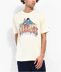 Hypland x NBA Warriors Golden State Cream T-Shirt