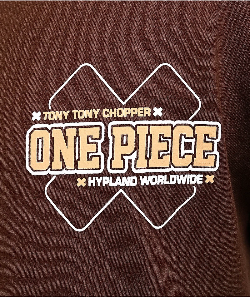 Hypland x One Piece Tony Tony Chopper Brown T-Shirt