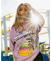 Hypland x Rolling Loud Skeleton Car Purple T-Shirt