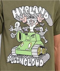 Hypland x Rolling Loud Tank Skeleton Green T-Shirt